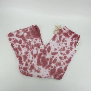 Theo & Spence Tie-Dye Lounge Pants Small Pink White NWT $64